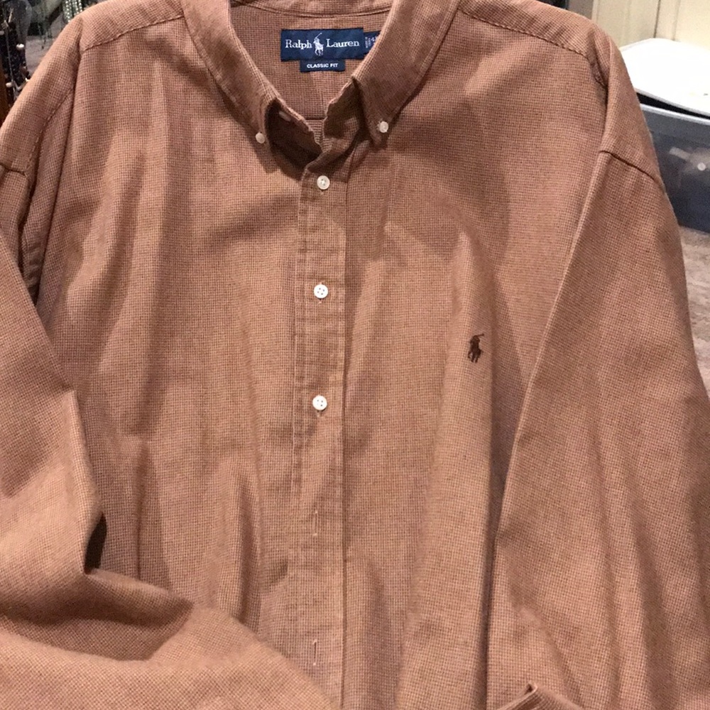 Ralph Lauren Classic fit 100% sueded cotton